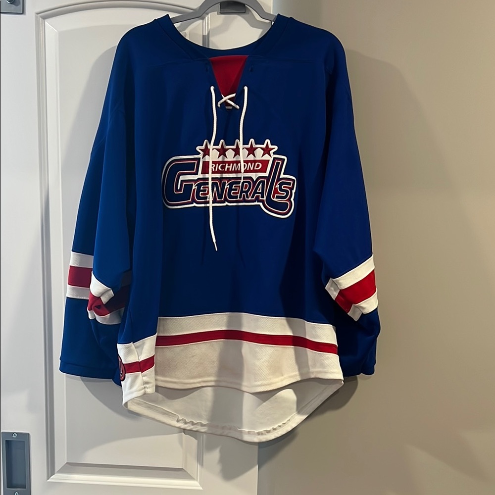 Richmond Generals Blue Hockey Jersey